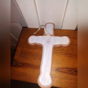 Glazed Decorative Cross Made in Italy